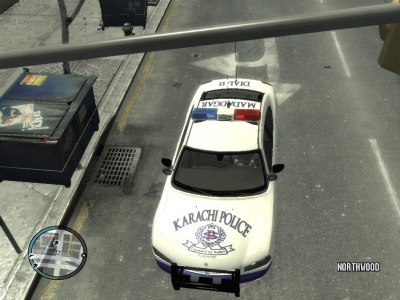 Karachi City Police Dept. Car